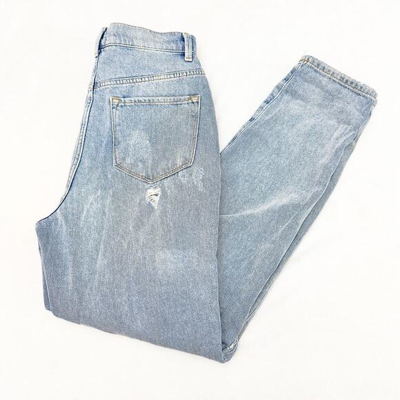 BDG Mom High-Rise Ripped Denim Jeans Light Wash Size 27 - Picture 9 of 9